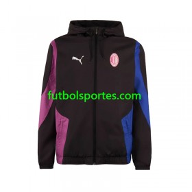 AC Milan Chaqueta de entrenamiento Windrunner Negro 2024/2025